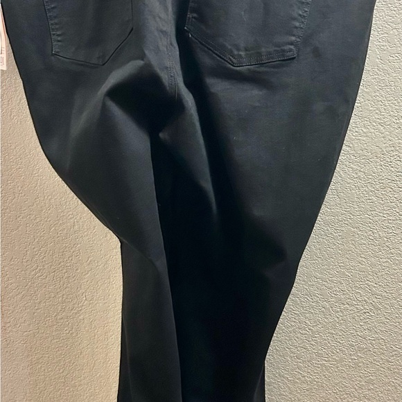 NWT NYDJ Not Your Daughters Jeans Black Velvet Waist Marilyn Straight Pants 26W - Picture 6 of 11